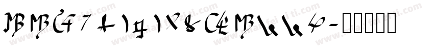 MBVinatage Book字体转换
